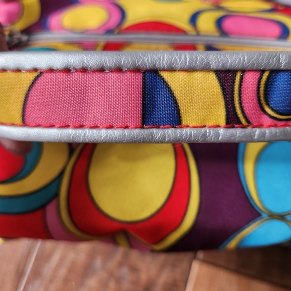 NWT Colorful Satchel with handles or shoulder strap - Picture 5 of 5